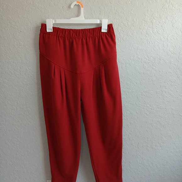 Bussiness casual red pants - size 38 - Picture 3 of 5